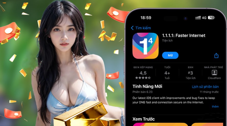 Hình ảnh quảng cáo của vb9 hiển thị nền tảng và các lợi ích